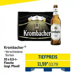 METRO Krombacher bier Angebot