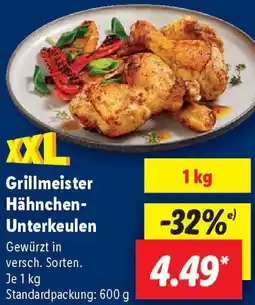 Lidl Grillmeister Hähnchen Unterkeulen Angebot