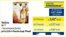 METRO Veltins v+ Angebot