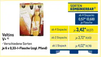 METRO Veltins v+ Angebot
