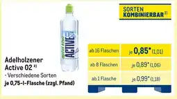 METRO Adelholzener active o2 Angebot
