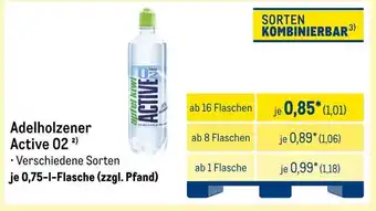 METRO Adelholzener active o2 Angebot