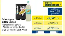 METRO Schweppes bitter lemon Angebot