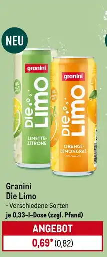 METRO Granini die limo Angebot