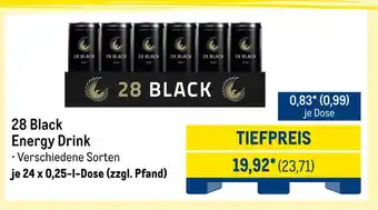 METRO 28 black energy drink Angebot