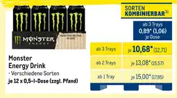 METRO Monster energy drink Angebot