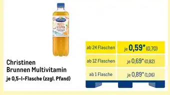 METRO Christinen brunnen multivitamin Angebot
