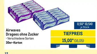 METRO Airwaves dragees ohne zucker Angebot