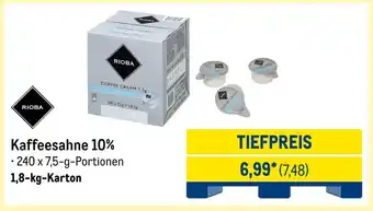 METRO Rioba kaffeesahne Angebot