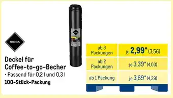 METRO Deckel für coffee-to-go-becher Angebot