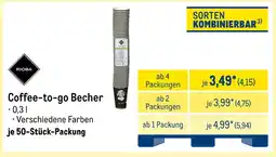 METRO Rioba coffee-to-go becher Angebot