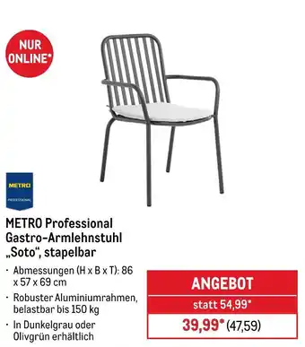 METRO Metro professional gastro-armlehnstuhl „soto“ Angebot