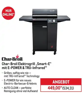 METRO Char-broil elektrogrill „smart-e“ mit e-power & tru-infraredtm Angebot