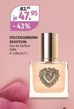 Müller Dolce&gabbana devotion Angebot