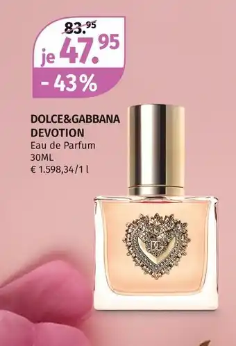 Müller Dolce&gabbana devotion Angebot