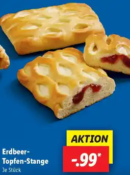 Lidl Erdbeer Topfen-Stange Angebot