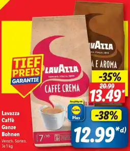 Lidl Lavazza Caffè Ganze Bohnen Angebot