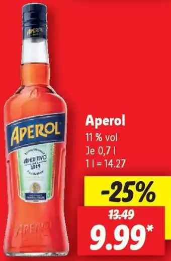 Lidl Aperol Angebot