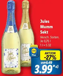 Lidl Jules Mumm Sekt Angebot
