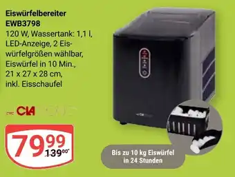 Globus CLATRONIC Eiswürfelbereiter EWB3798 Angebot