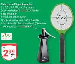 Globus GARDIGO Elektrische Fliegenklatsche oder Fliegenwedler Angebot