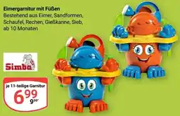 Globus Simba Eimergarnitur mit Füßen Angebot