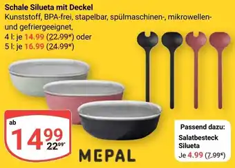 Globus MEPAL Schale Silueta mit Deckel Angebot