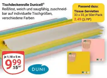 Globus DUNI Tischdeckenrolle Dunicell Angebot