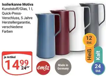Globus emsa Isolierkanne Motiva Angebot