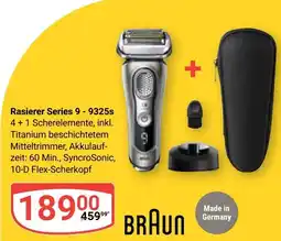 Globus BRAUN Rasierer Series 9 - 9325s Angebot