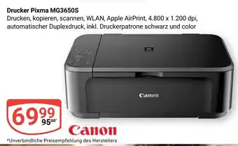 Globus Canon Drucker Pixma MG3650S Angebot