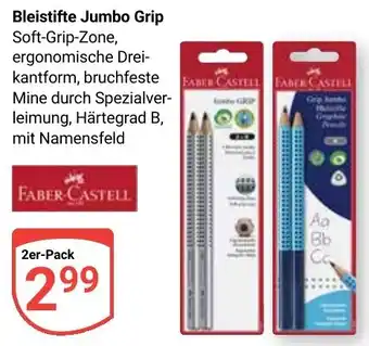 Globus FABER-CASTELL Bleistifte Jumbo Grip Angebot