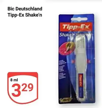 Globus Bic Deutschland Tipp-Ex Shake'n Angebot