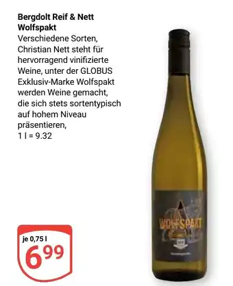 Globus Bergdolt Reif & Nett Wolfspakt Angebot