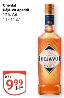Globus Oriental Déjà-Vu Aperitif 17% Vol. Angebot