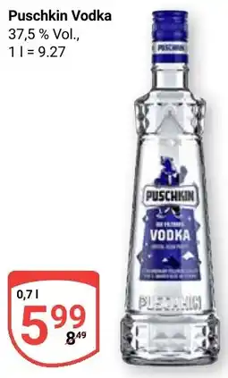 Globus Puschkin Vodka 37,5 % Vol. Angebot