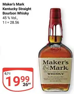 Globus Maker's Mark Kentucky Straight Bourbon Whisky Angebot