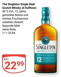 Globus The Singleton Single Malt Scotch Whisky of Dufftown Angebot