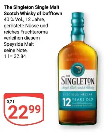 Globus The Singleton Single Malt Scotch Whisky of Dufftown Angebot