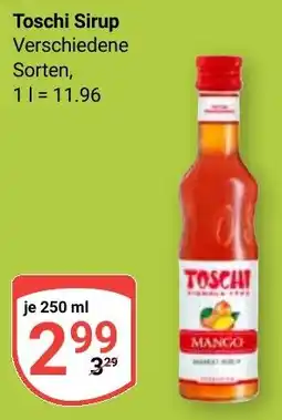 Globus Toschi Sirup Angebot