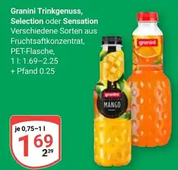 Globus Granini Trinkgenuss, Selection oder Sensation Angebot
