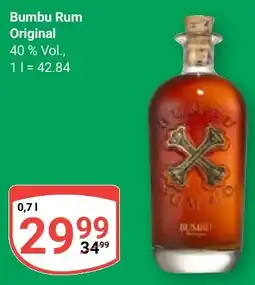 Globus Bumbu Rum Original 40% Vol. Angebot