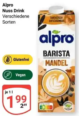 Globus Alpro Nuss Drink Angebot