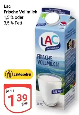 Globus Lac Frische Vollmilch Angebot