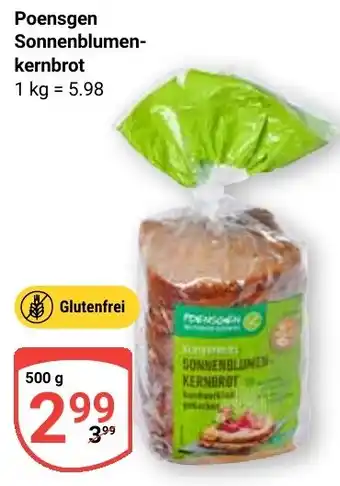 Globus Poensgen Sonnenblumenkernbrot Angebot