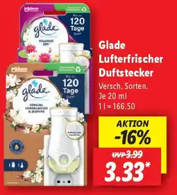 Lidl Glade Lufterfrischer Duftstecker Angebot