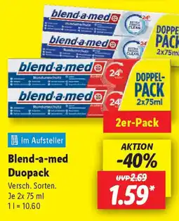 Lidl Blend-a-med Duopack Angebot