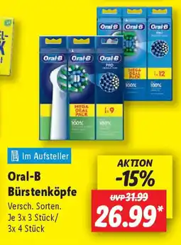 Lidl Oral-B Bürstenköpfe Angebot