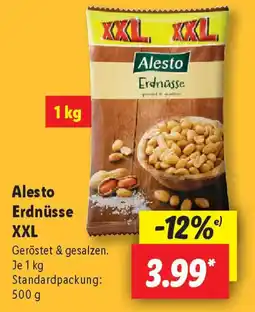 Lidl Alesto Erdnüsse XXL Angebot
