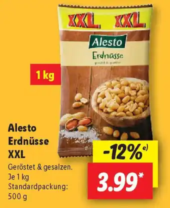 Lidl Alesto Erdnüsse XXL Angebot